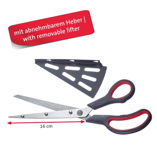 2 az 1-ben pizzaszeletelő olló, rozsdamentes acél, "Antonio" - Westmark