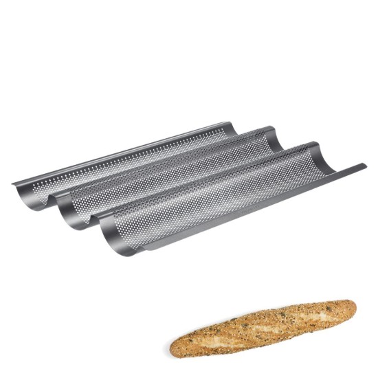 Baguette tálca, acél, 38,5 x 28,2 cm - Westmark