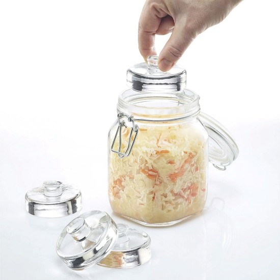 4 darabos erjesztősúly készlet, üvegből, 7 cm - Westmark