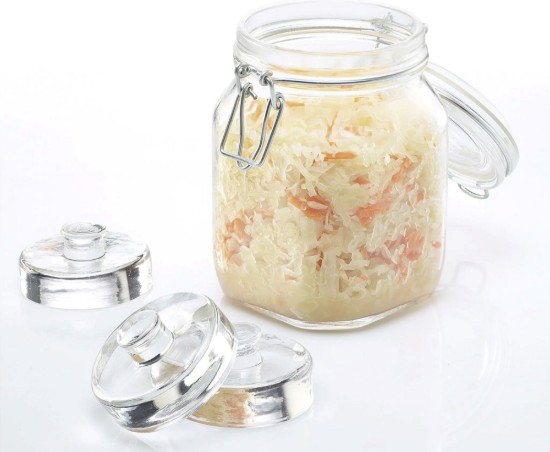 4 darabos erjesztősúly készlet, üvegből, 7 cm - Westmark