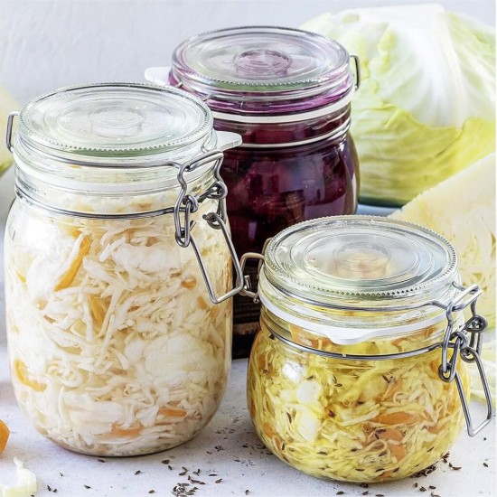 4 darabos erjesztősúly készlet, üvegből, 7 cm - Westmark