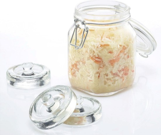 4 darabos erjesztősúly készlet, üvegből, 8 cm - Westmark