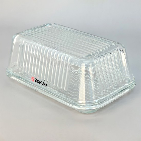 Vajtartó fedéllel, üvegből - Zokura