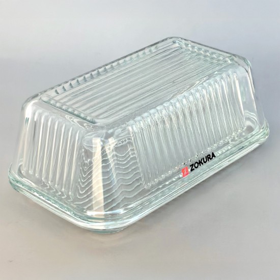 Vajtartó fedéllel, üvegből - Zokura