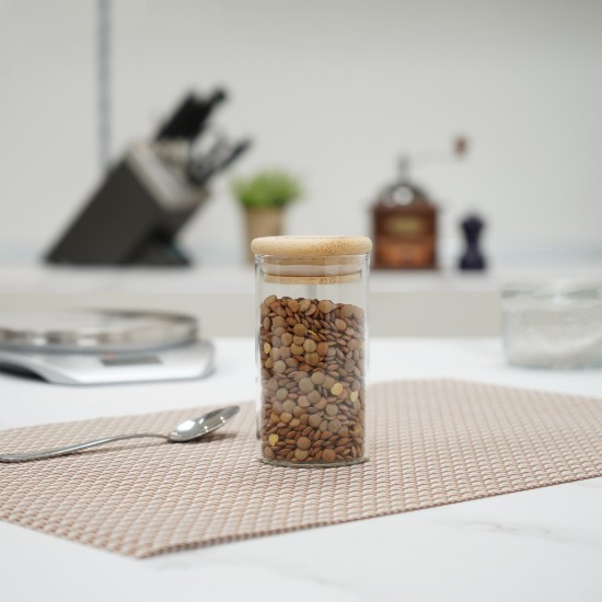 Borosilikát üvegedény, Ø 5,5 cm, 250 ml - Zokura