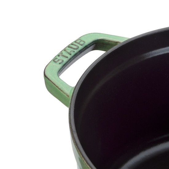 Cocotte főzőedény, öntöttvas, 26 cm / 5,2 l, Sage - Staub