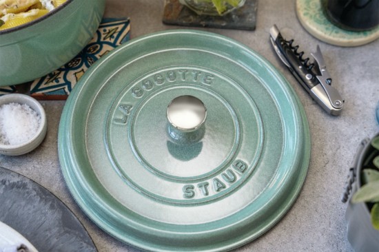 Főzőedény, öntöttvas, 24 cm / 3,7 l, Sage - Staub