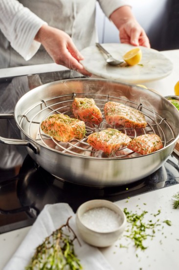 Rozsdamentes acél füstölőkészlet, 28 cm, "Specialties 3" - Demeyere