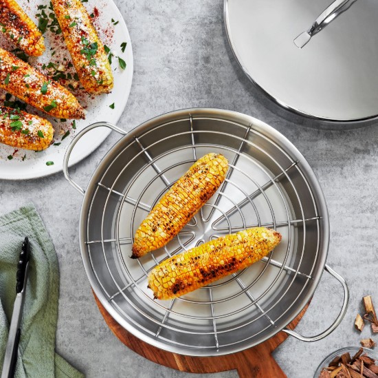 Rozsdamentes acél füstölőkészlet, 28 cm, "Specialties 3" - Demeyere