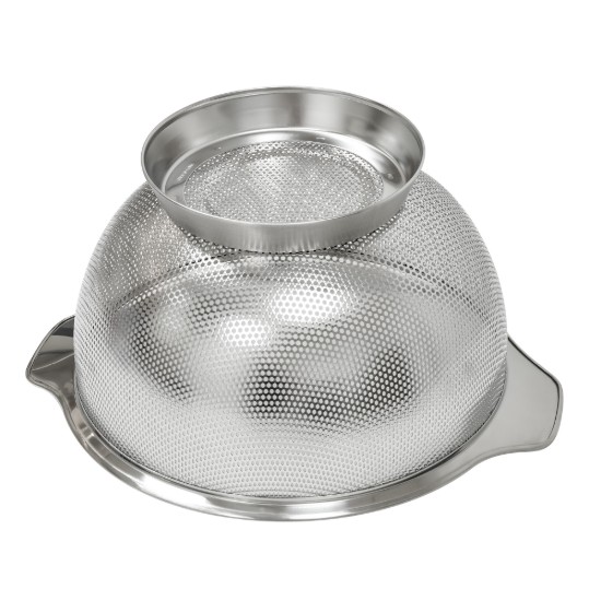 Perforált szűrő, rozsdamentes acél, 26 cm - Zokura