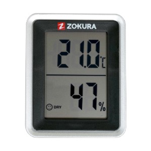 Digitális hőmérő és higrométer - Zokura