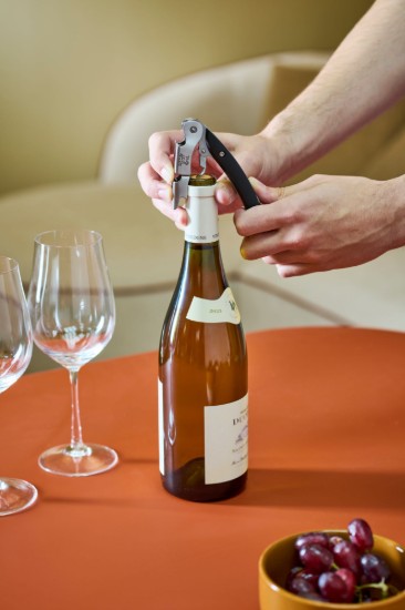 Dugóhúzó, 13 cm, "Malbec", Fekete - Peugeot