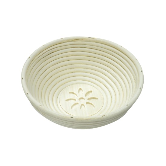 Kerek kelesztőkosár, 23 cm, rattan - Zokura