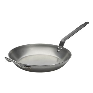 Serpenyő, szénacél, 36 cm, "CARBONE PLUS" - de Buyer