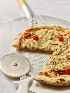 Perforált pizzatálca, alumínium, 33 cm - de Buyer