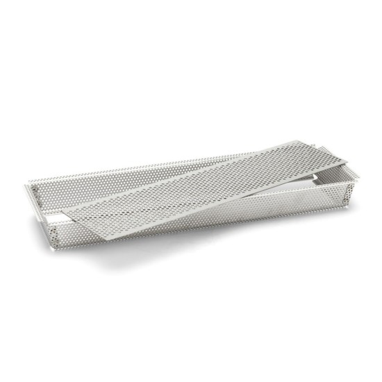 Perforált tortaforma, rozsdamentes acél, 35 x 10,5 cm - de Buyer