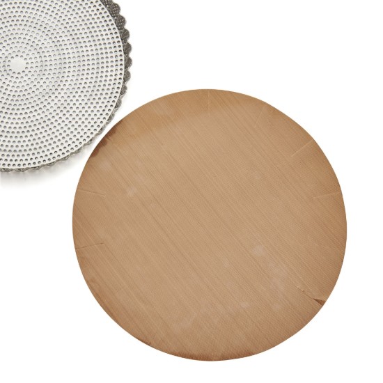 2 db újrafelhasználható sütőlap készlet, üvegszálas, 24 cm - de Buyer