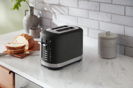 2 nyílásos kenyérpirító, 980 W, fekete öntöttvas - KitchenAid