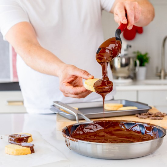 Főzőkanál, műanyag, 34 cm, "Classic", Empire Red - KitchenAid