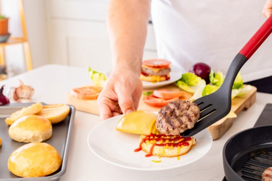 Spatula nyílásokkal, műanyag, 34 cm, "Classic", Empire Red - KitchenAid