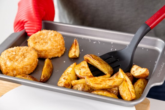 Spatula nyílásokkal, műanyag, 34 cm, "Classic", Empire Red - KitchenAid