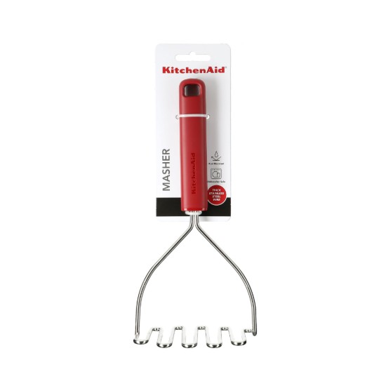 Krumplipürítő konyhai eszköz, rozsdamentes acél, 25,5 cm, "Classic", Empire Red - KitchenAid