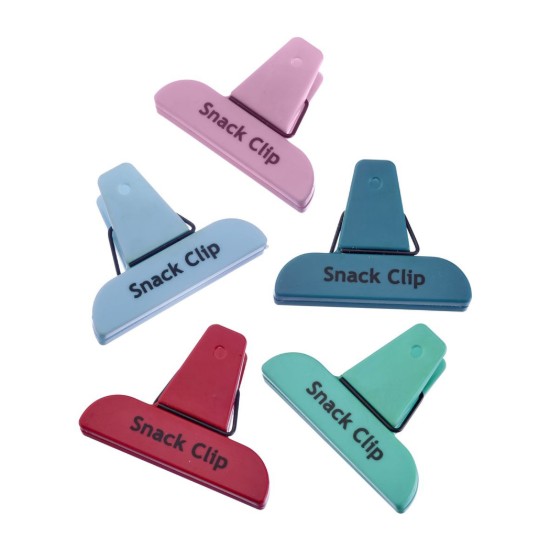 5 színes csipsz táskokhoz, műanyaghoz, "Fresh" - Westmark