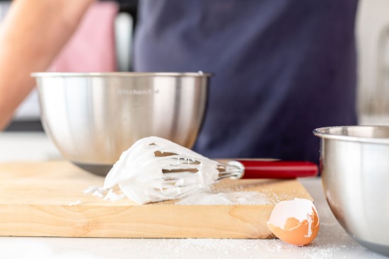 Rozsdamentes acél habverő, 27 cm, "Classic", Empire Red - KitchenAid