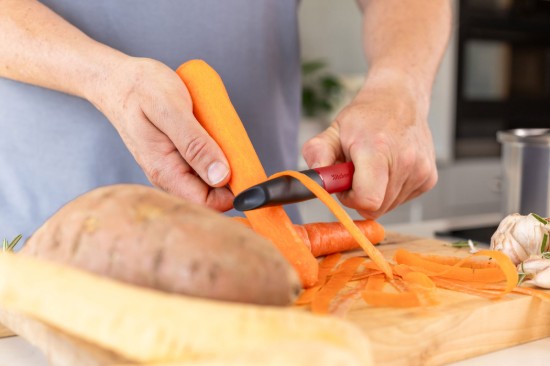 Rozsdamentes acél hámozó, 20 cm "Classic", Empire Red - KitchenAid