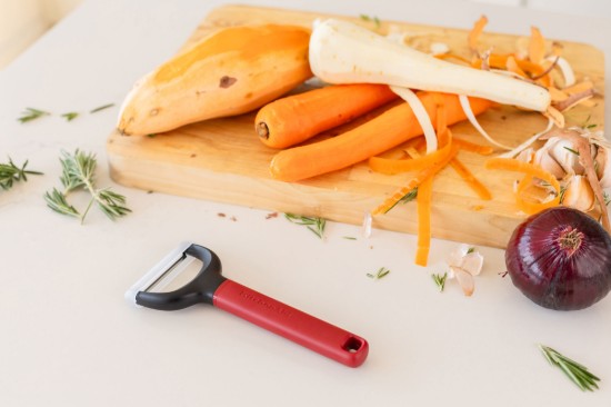 Rozsdamentes acél hámozó, 17,5 cm, "Classic", Empire Red - KitchenAid