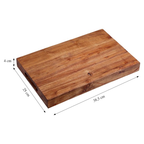Vágódeszka, akácfa, 38,5 x 25 cm, 4 cm vastag - Kesper