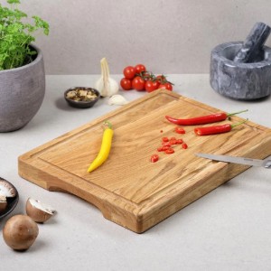 Fa vágódeszka, 38,5 x 27,5 cm, 3,5 cm vastag - Kesper