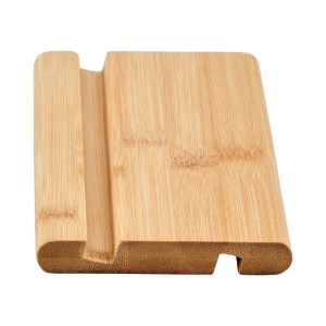 Táblagép állvány, bambusz, 20 x 10 x 1,8 cm - Kesper