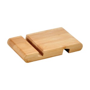 Mobiltelefon-tartó, bambusz, 13 x 8 x 1,8 cm - Kesper