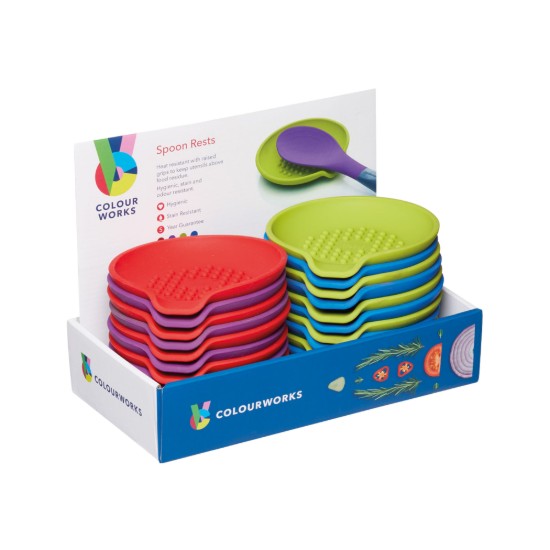 Kanáltámasz, szilikon, 12 cm - Colourworks