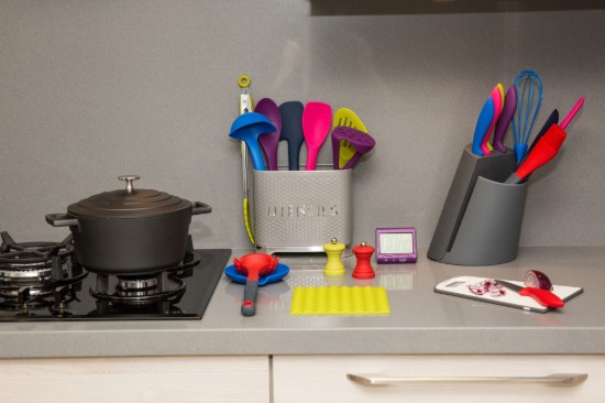 Kanáltámasz, szilikon, 12 cm - Colourworks