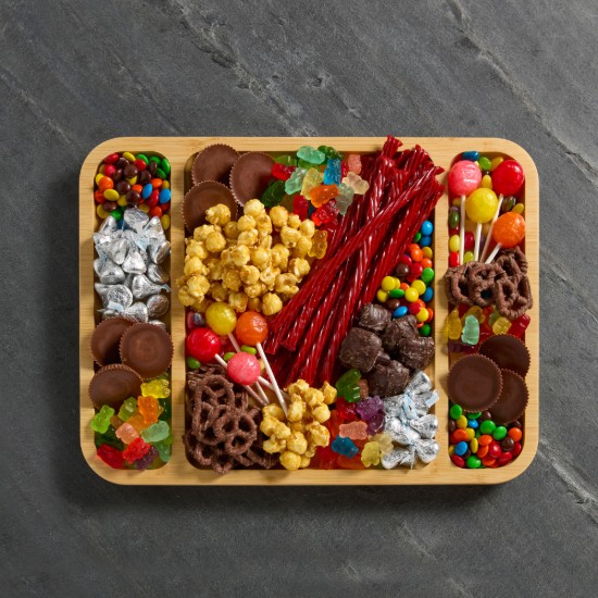 Tálaló, fedővel, bambusz, 30,5 x 40,5 cm - Farberware