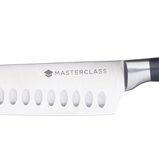 MasterClass - Santoku kés, rozsdamentes acél, 26 cm, "EdgeKeeper"