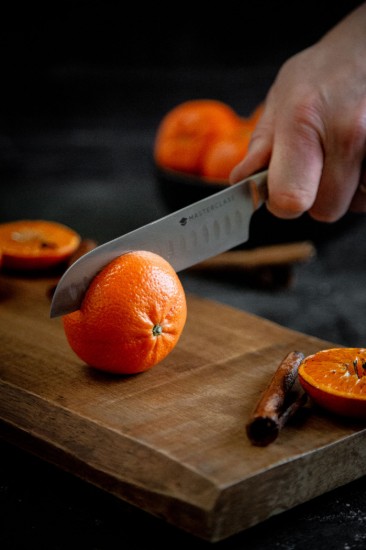 MasterClass - Santoku kés, rozsdamentes acél, 26 cm, "EdgeKeeper"