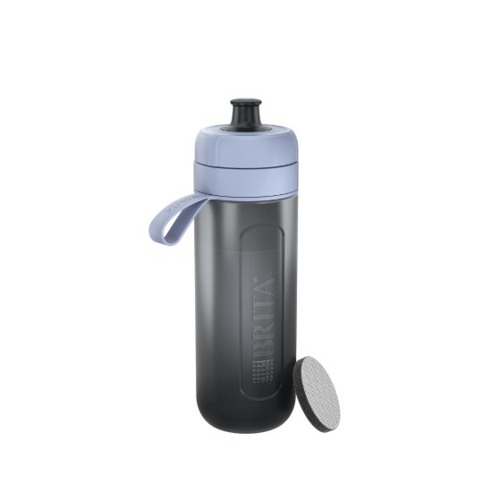 BRITA vízszűrő palack, Active 600 ml (sötétkék) + 2 MicroDisc szűrő