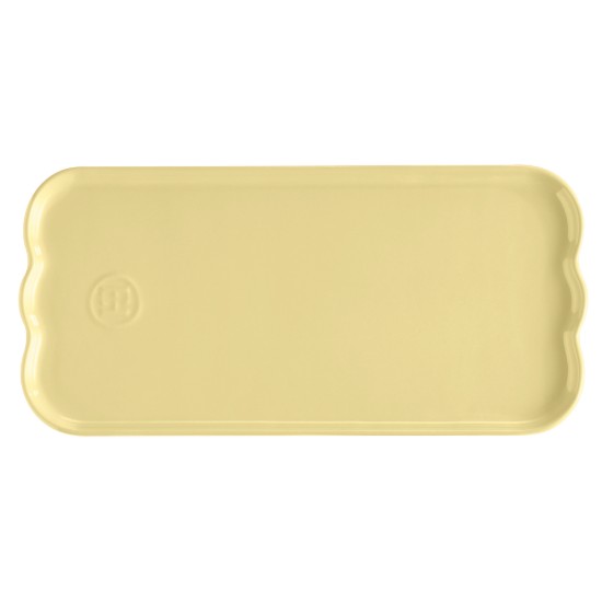 Tálaló, kerámia, 31,5 x 15 cm, Vanilla - Emile Henry