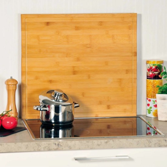 Lábas vágódeszka, bambusz, 56 x 50 x 3,1 cm - Kesper