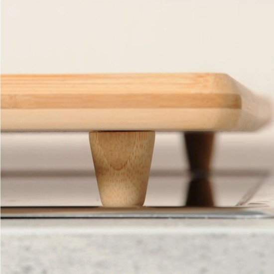 Lábas vágódeszka, bambusz, 56 x 50 x 3,1 cm - Kesper