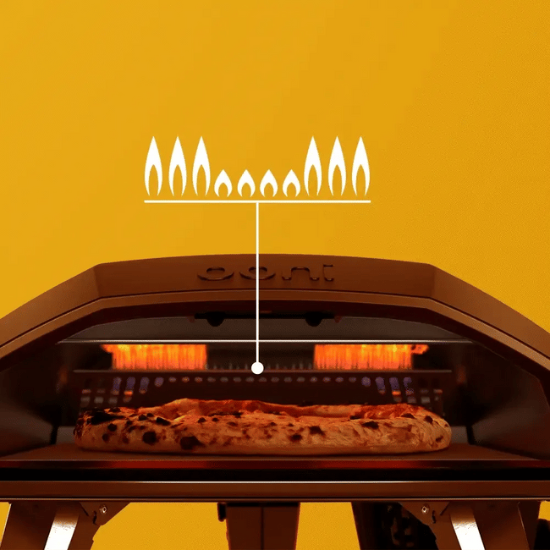 Gázos pizza sütő, "Koda 2", fekete - Ooni