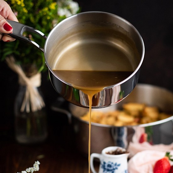 Lábas, rozsdamentes acél, 14 cm / 1 L, "Signature" - BRA