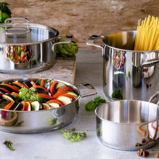 Rozsdamentes acél edénykészlet, 9 darabos, "Signature" - BRA