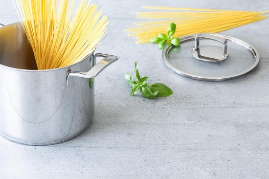 Rozsdamentes acél fazék, fedővel, 20 cm/5 l, "Signature" - BRA