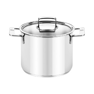 Rozsdamentes acél fazék, fedővel, 22 cm/6,5 l, "Signature" - BRA