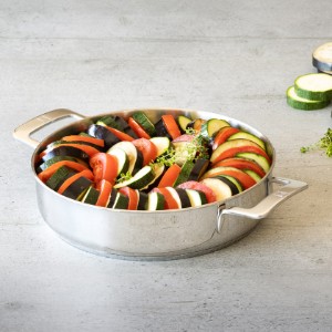 Sekély tepsi, rozsdamentes acél, 30 cm/4,5 l, "Signature" - BRA