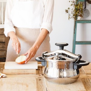 Kukta, rozsdamentes acél, 22 cm/4 liter, "New Star" - BRA